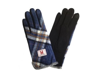 STRATHURIE Borland Blue Tartan Ladies Gloves