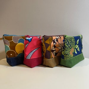 Medium Zippy Pouch// African Print