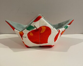 Microwave Bowl Cozy// Fruit Prints