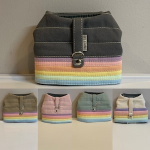 Small Dog/Puppy/Teacup Dog Harness//Unicorn Stripes