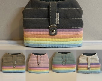 Small Dog/Puppy/Teacup Dog Harness//Unicorn Stripes