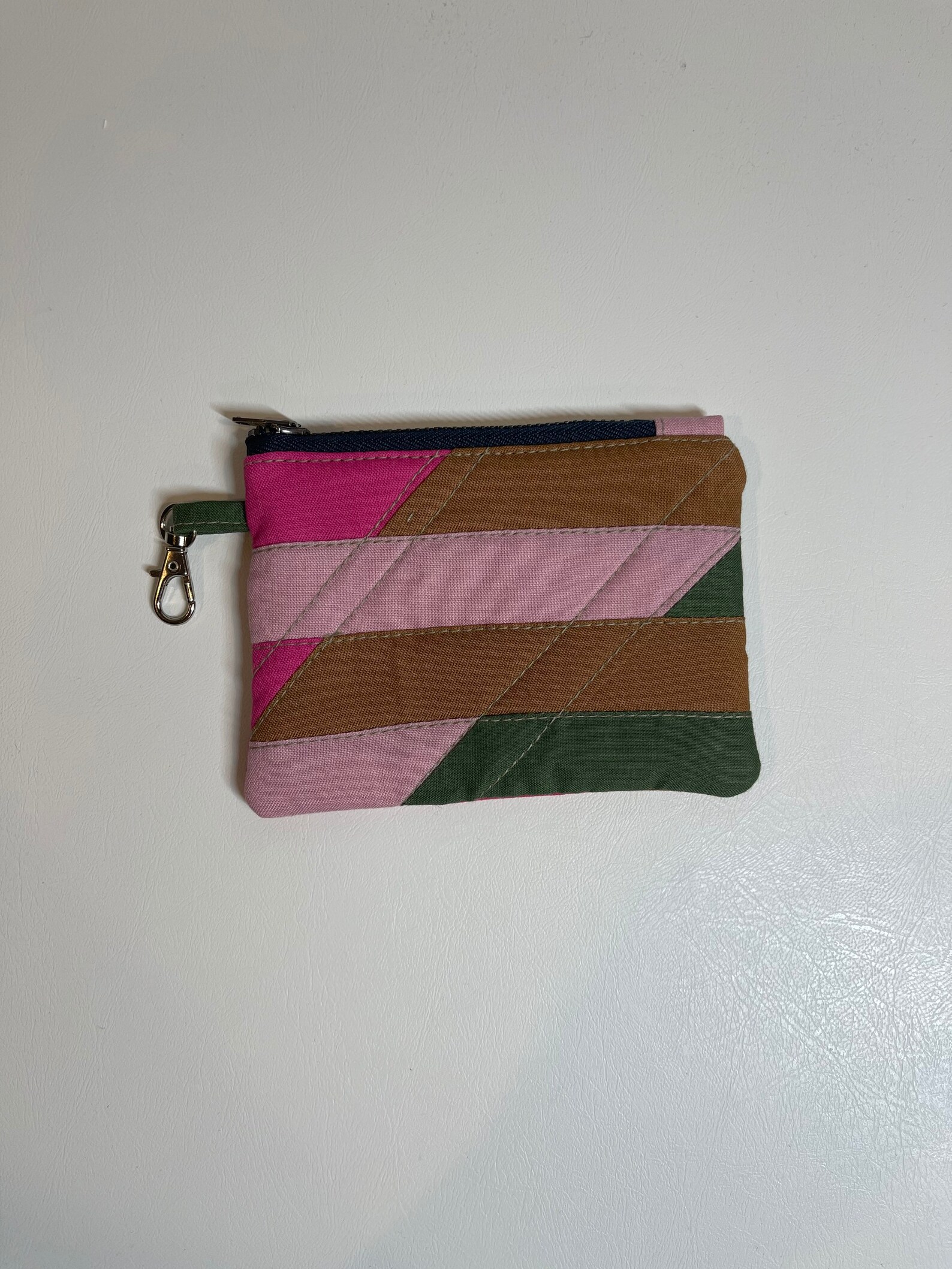 Quilted Key Fob Wallet// Coin Wallet// Card Wallet// Key Fob Etsy