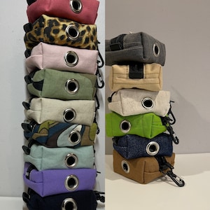 2 Rolls Dog Poop Bag Holder Dispenser