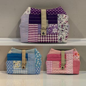 Small Dog/Puppy/Teacup Dog Harness//Denim Gingham Ruffles