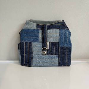 Small Dog/Puppy/Teacup Dog Harness//Recycle Denim Patchwork