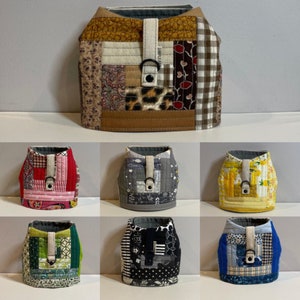 Small Dog/Puppy/Teacup Dog Harness// QUILTED PATCHWORK