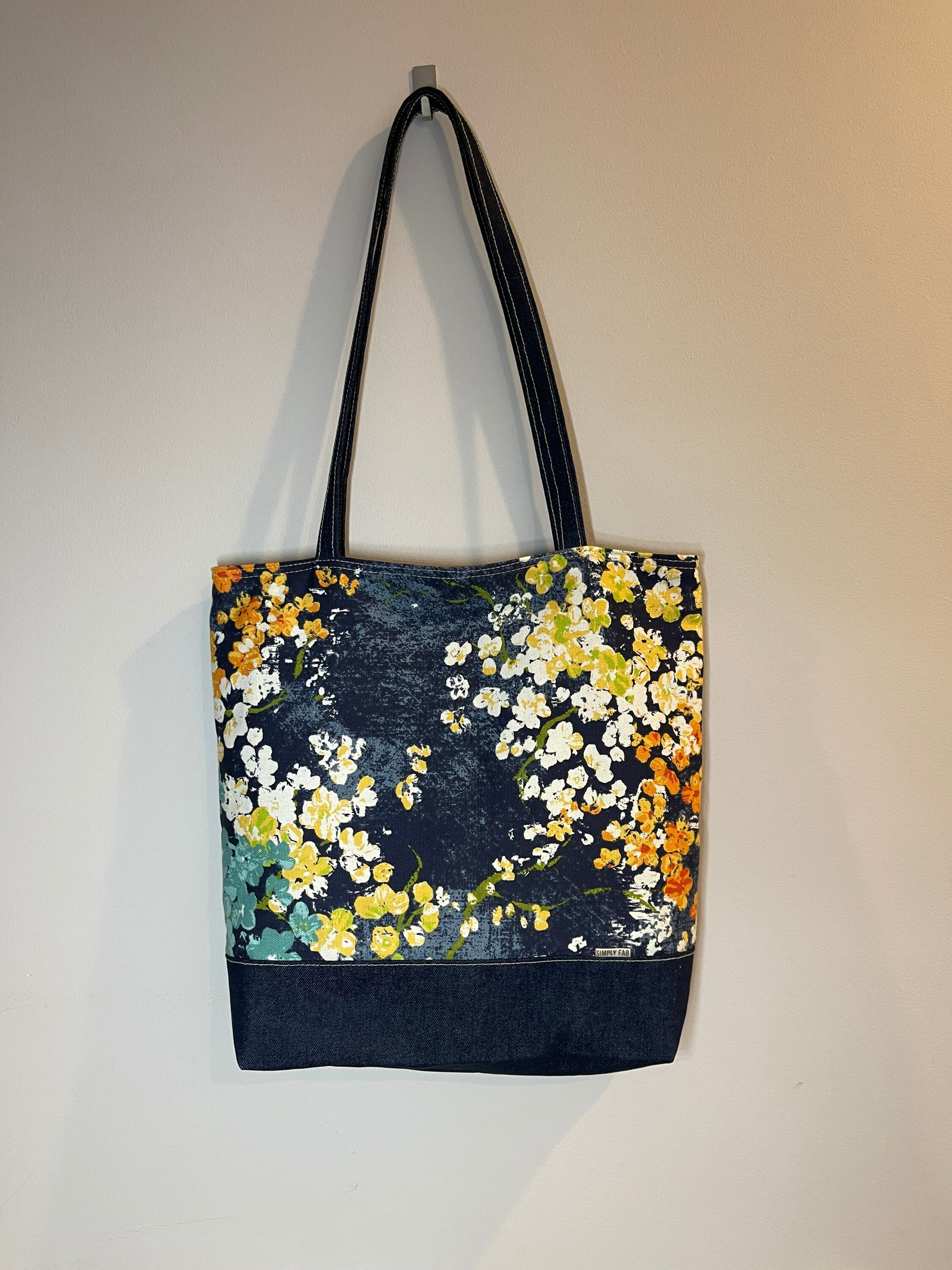 EVERYDAY Tote// Cherry Blossom Canvas - Etsy