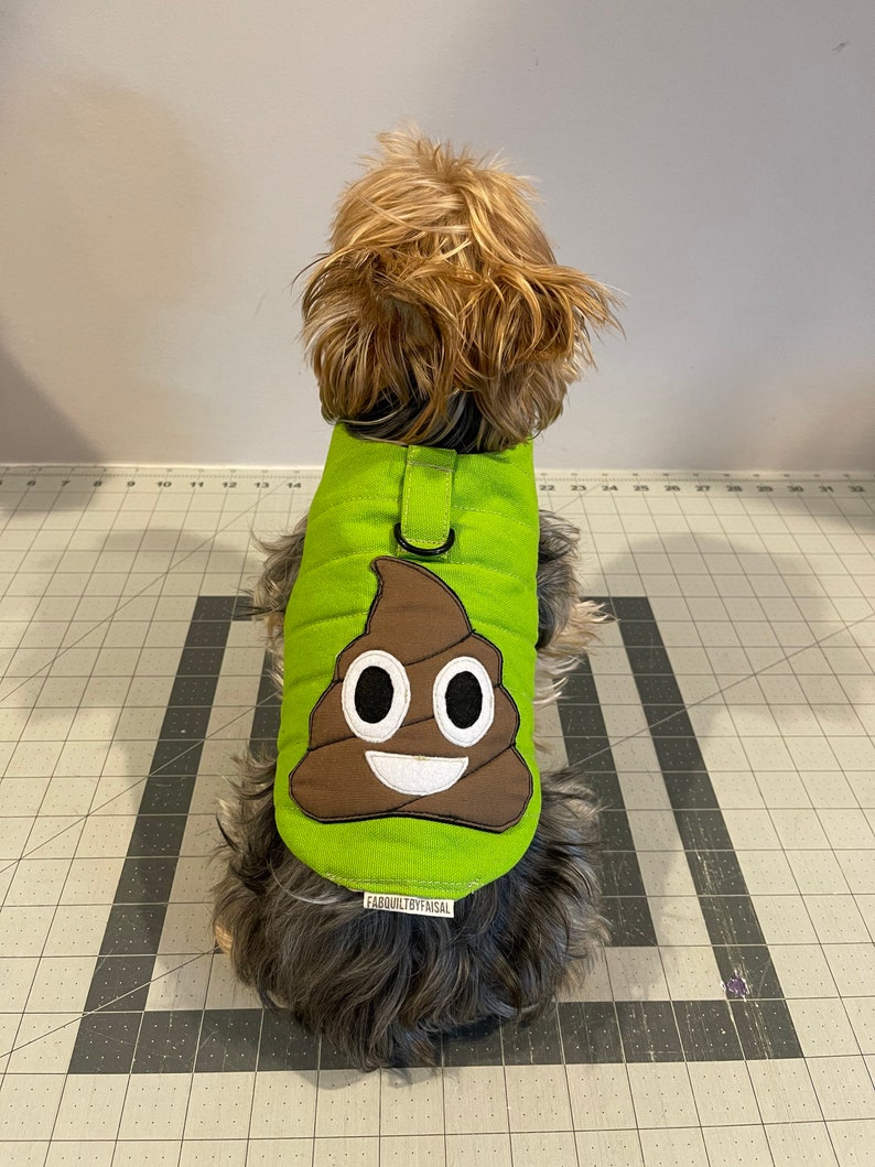 Small Dog Harness VestPoopy Emoji