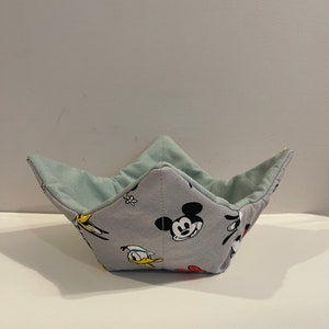 Microwave Bowl Cozy// Cartoon Character Kid Friendly Prints