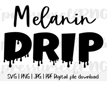 I Love Melanin Svg Etsy