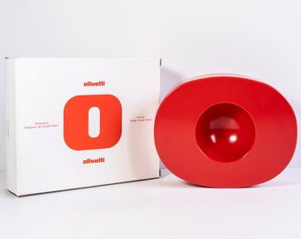 Brand NEW! - 1968 - OLIVETTI "O" Ashtray Designed By Giorgio Soavi - Made In Italy Produced By Nuova Sampa For Olivetti With Original Box