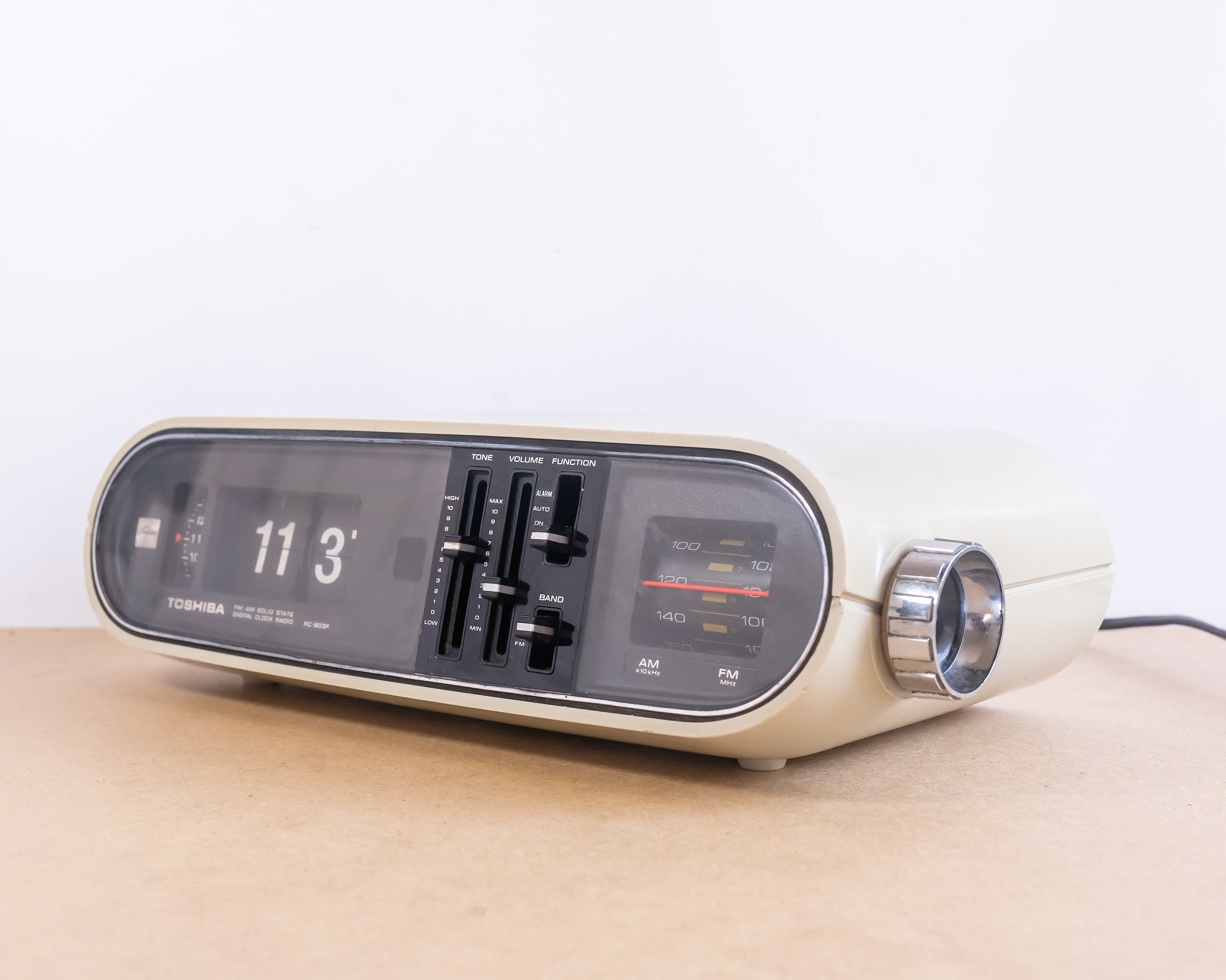 1970s! TOSHIBA Rc 803 F - Made in Japan Fully Working FLIP Am - Fm