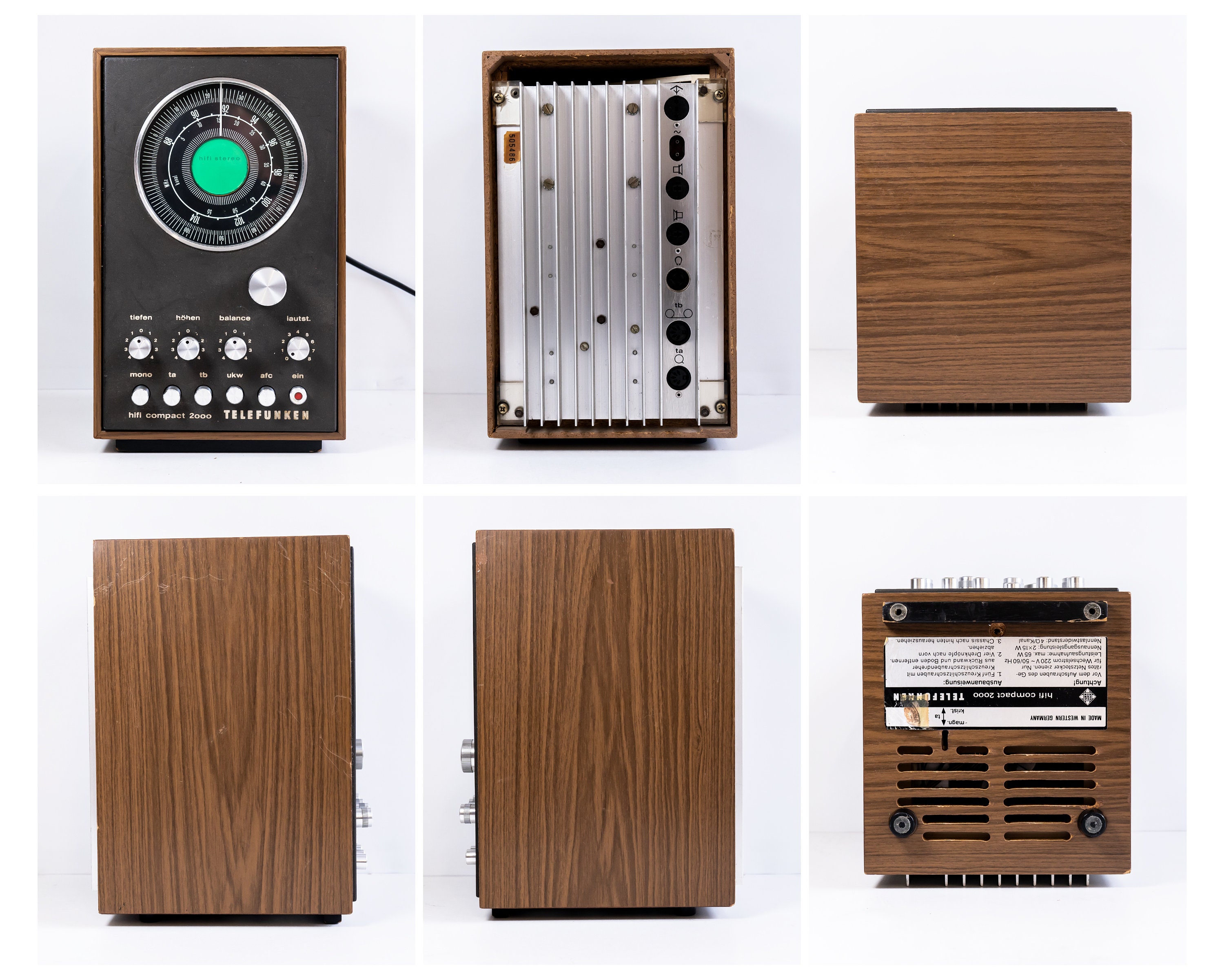 1973! Extremely Rare TELEFUNKEN Hifi COMPACT 2000 Radio Made 1973! Extremely Rare TELEFUNKEN Hifi COMPACT 2000 Radio Made