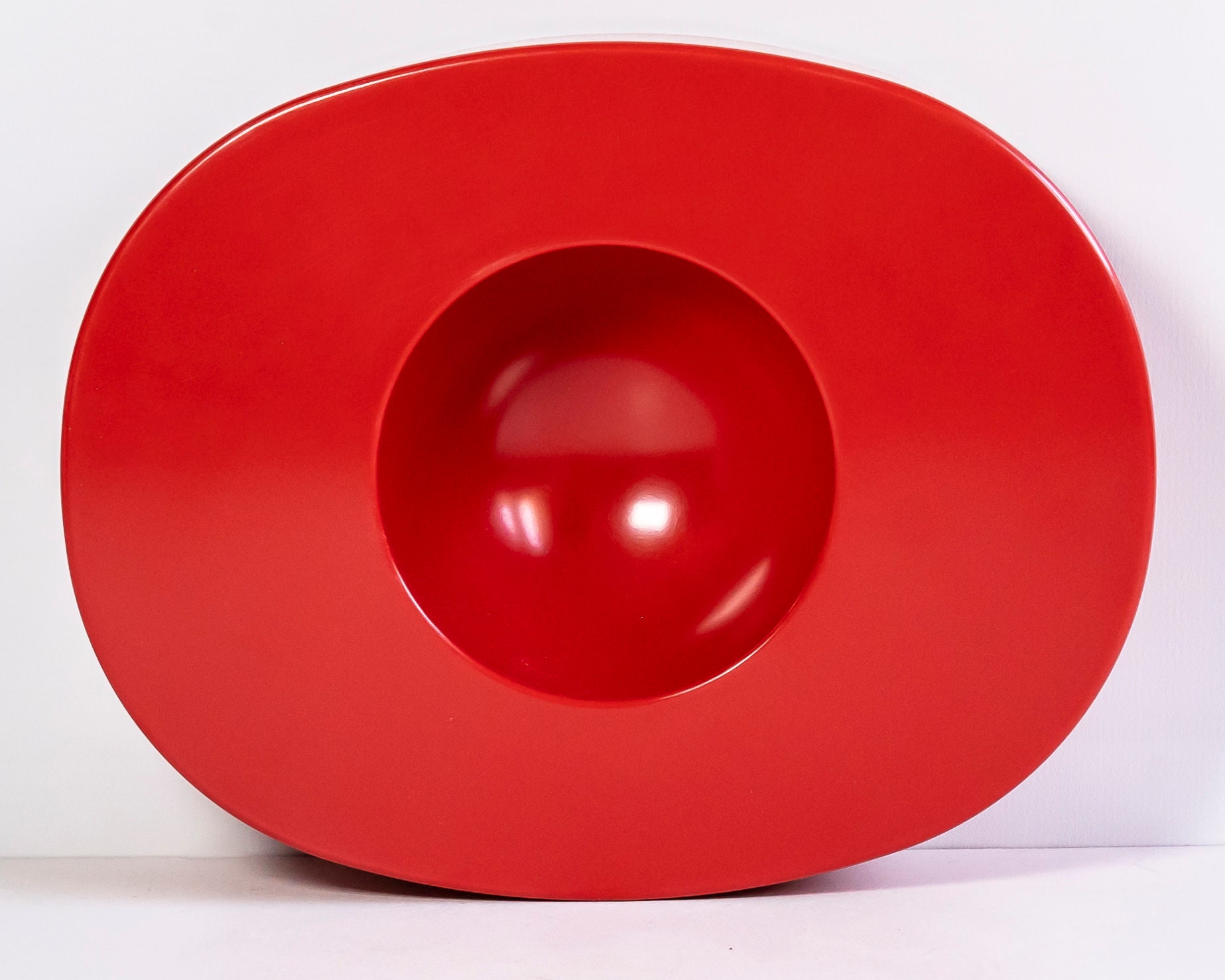 70-80's olivetti オリベッティトレイ Giorgio Soavi OLIVETTI “O” Ashtray – Giorgio Soavi (1968) – New Old Stock – Red