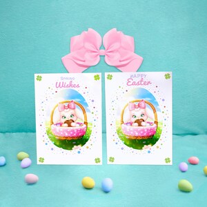 Cartes de Voeux Pliées de Pâques et/ou du Printemps