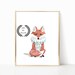Fox Printable Woodland Animal Print Nursery Wall Art - Etsy