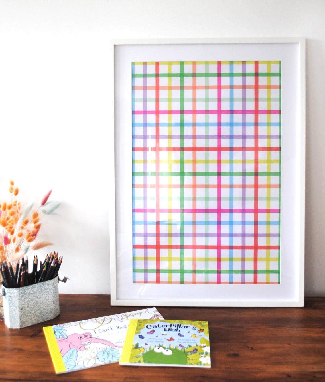 Picnic Blanket Gingham Print Wrapping Paper Gift Wrap Etsy