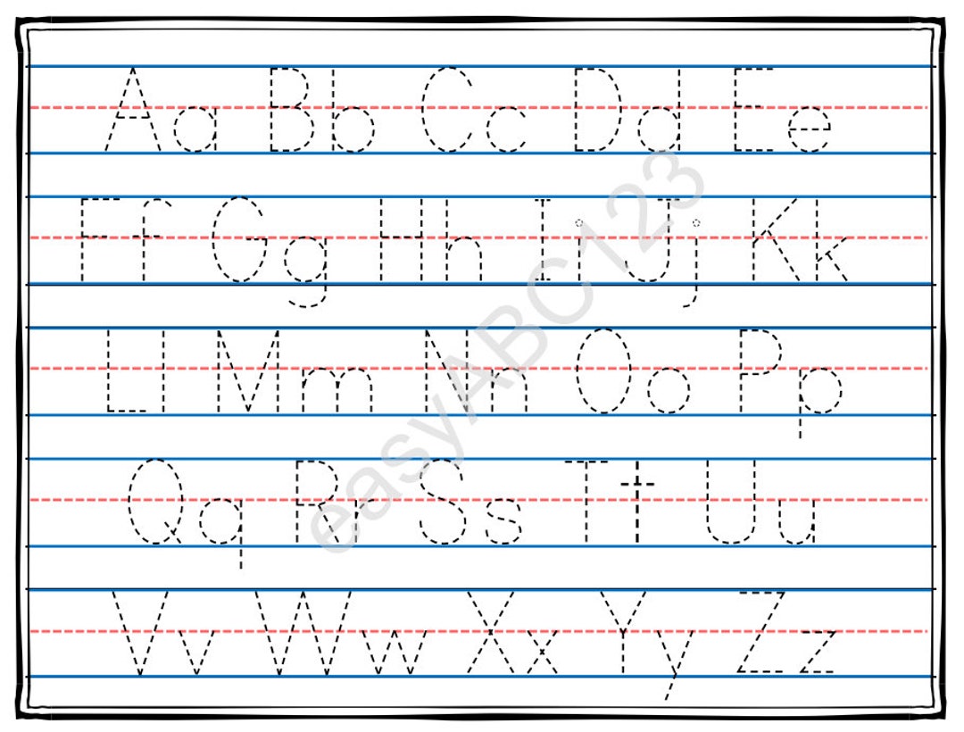 Printable Alphabet Letters Tracing - Il 1080xN.4713023045 Et04 
