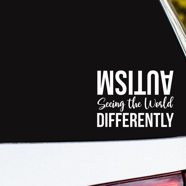 Autism Car Decal - Seeing the World Differently