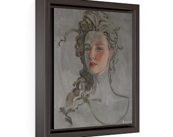 Boceto de moda al óleo / Impresión de moda enmarcada / Impresión de boceto de moda / Arte mural de ilustración de moda / Arte de moda / Arte de pared de decoración del hogar / Mamá