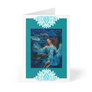 Tarjetas de arte de moda (8 piezas) / Tarjeta del Día de la Madre / Tarjetas de moda / Tarjetas de bellas artes / Tarjetas en blanco / Tarjetas de vacaciones / Tarjeta para ella / Tarjetas de cumpleaños