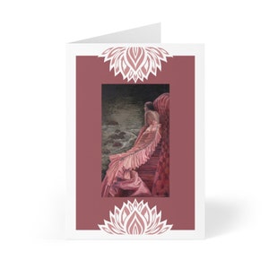 Tarjetas de arte de moda (8 piezas) / Tarjeta del Día de la Madre / Tarjetas de moda / Tarjetas de bellas artes / Tarjetas en blanco / Tarjetas de vacaciones / Tarjeta para ella / Tarjetas de cumpleaños