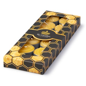 Packaged Beeswax Tealight Mix