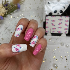 Water transfer nail stickers