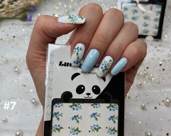 Water transfer nail stickers