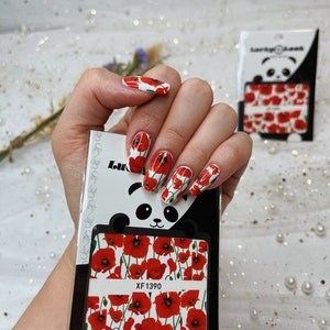 Water transfer nail stickers