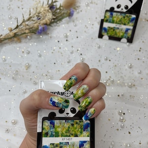 Water transfer nail stickers