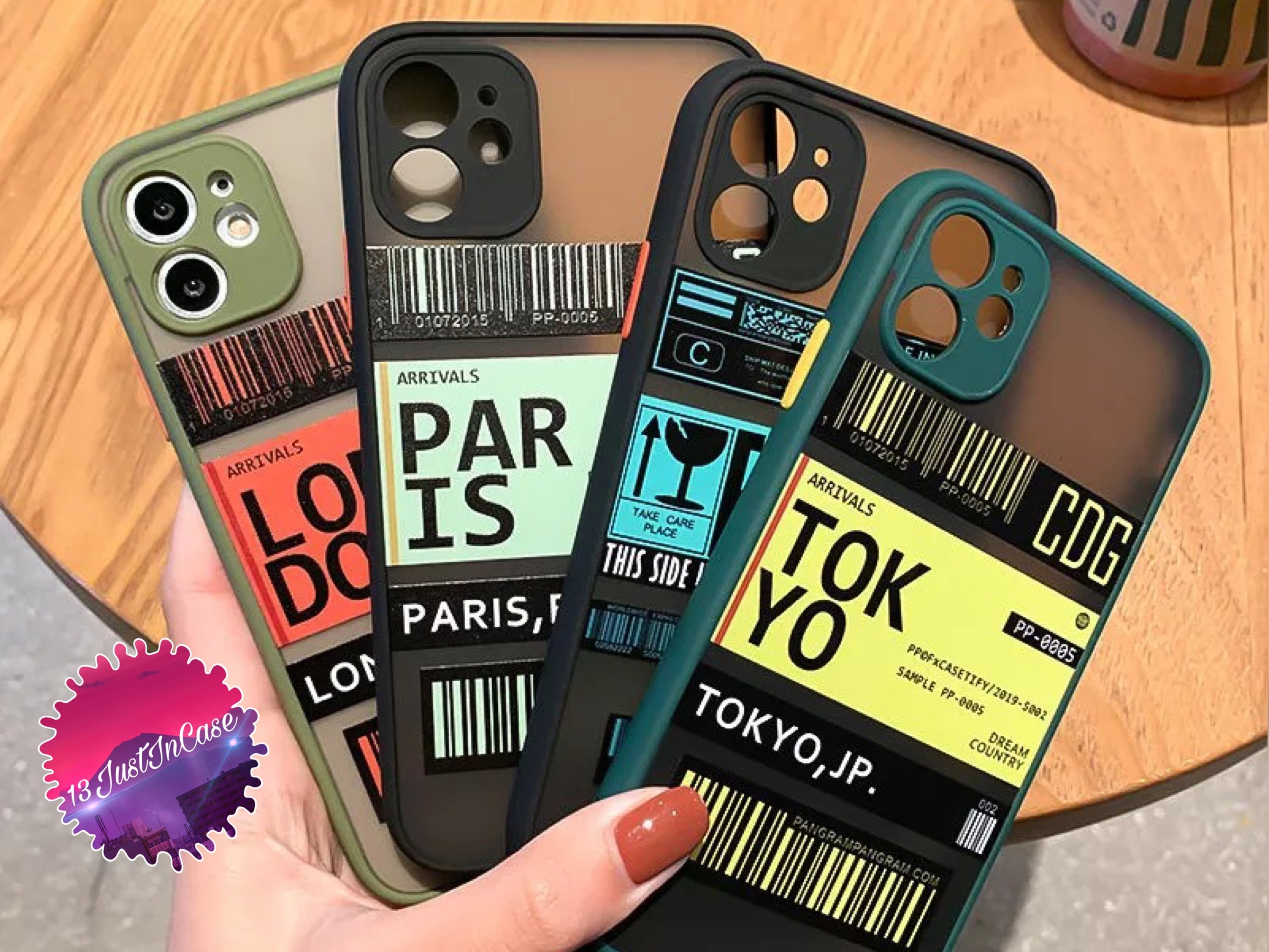 Modern Trendy Text Phone Case London / Tokyo / Paris / Etsy