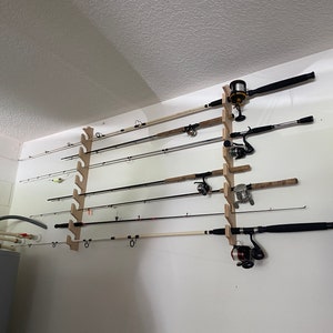 Redfish or Red Drum Fishing Rod Rack Made from Aluminum