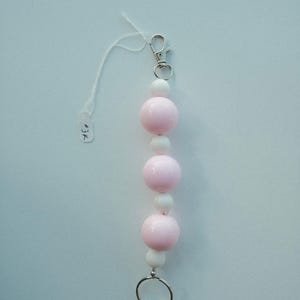 handmade beaded keychain
