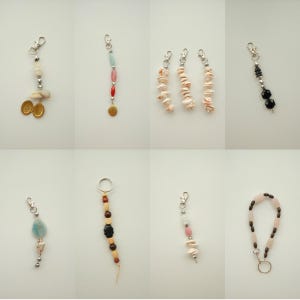 CUSTOM handmade beaded keychain
