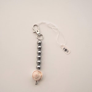 handmade beaded keychain