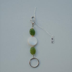 handmade beaded keychain