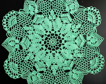 Doily, tablecloth, napkin, Spitzendecke, handmade, 50 cm, crochet, lace, decoration, gift idea, centerpiece