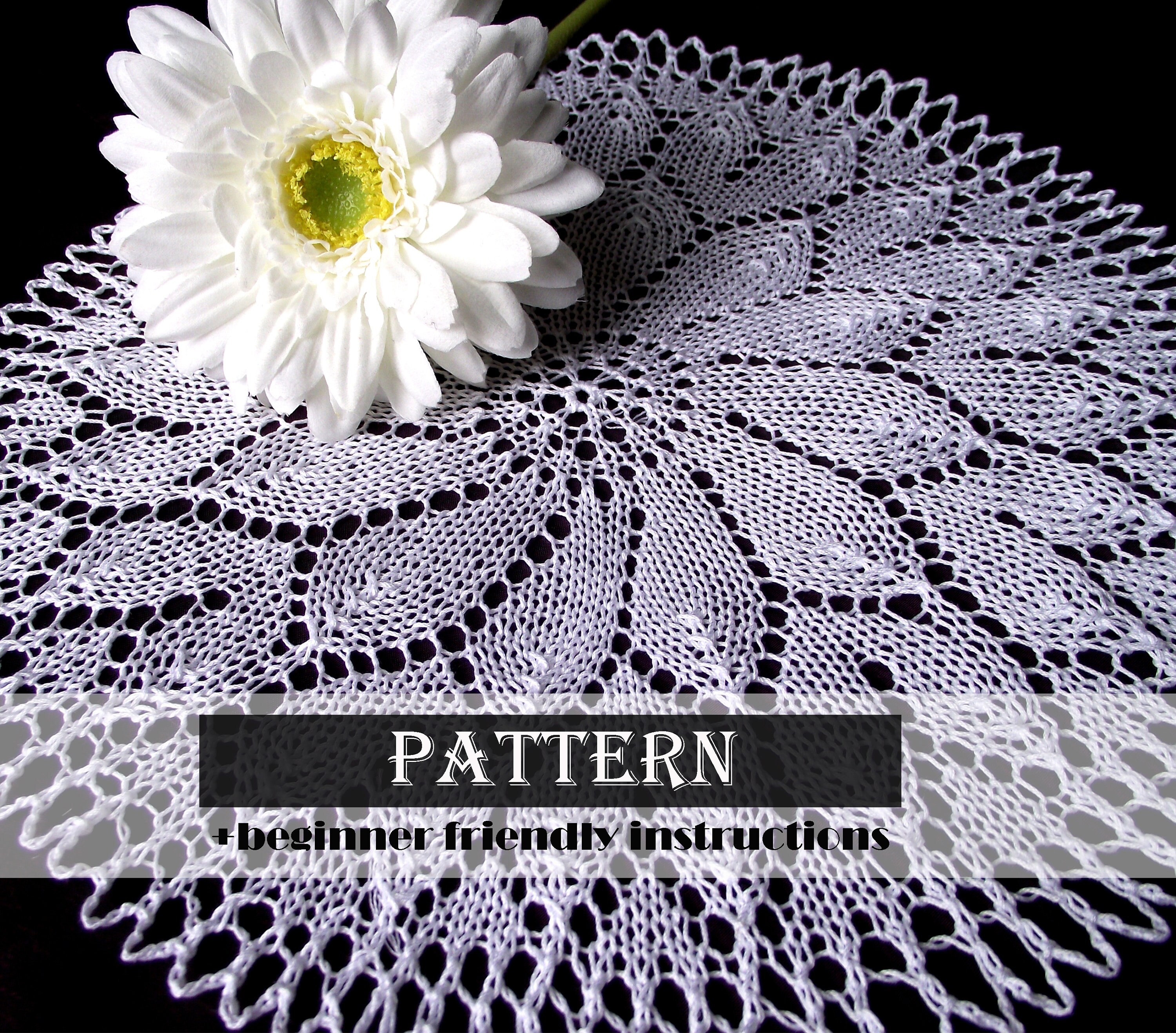 Lace Doily Pattern + Step-by-step Instructions, Dream-catcher, Flower ...