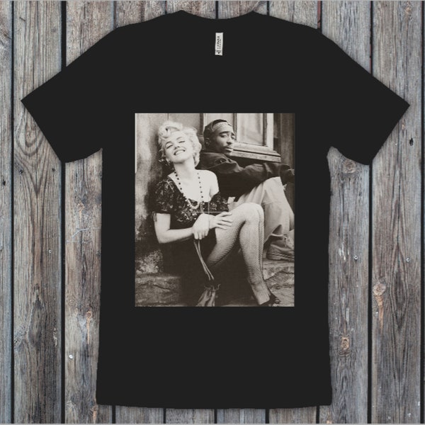 Marilyn Monroe Tupac Tshirt Cup Etc Print Digital Printable PNG Download