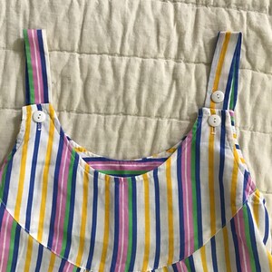 tight at the waist Vintage French sleeveless fluid heart-masked dress sundam dress in multicolored viscose cotton