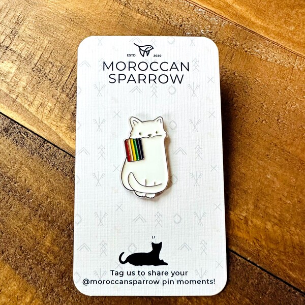 Kitten PRIDE Enamel Pin