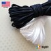 Elastic for Face Mask, Elastic Cord, Elastic Band, Round Elastic, Soft Elastic, 1/8' Elastic Cord, Face Mask Elastic, Ear Loop Elastic, Mask 