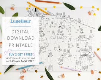 printable coloring, coloring pages, cat coloring, bunny coloring, coloring sheets, printable coloring page, coloring for adults & kids