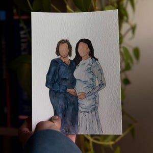Custom Faceless Portraits (no background) image 2