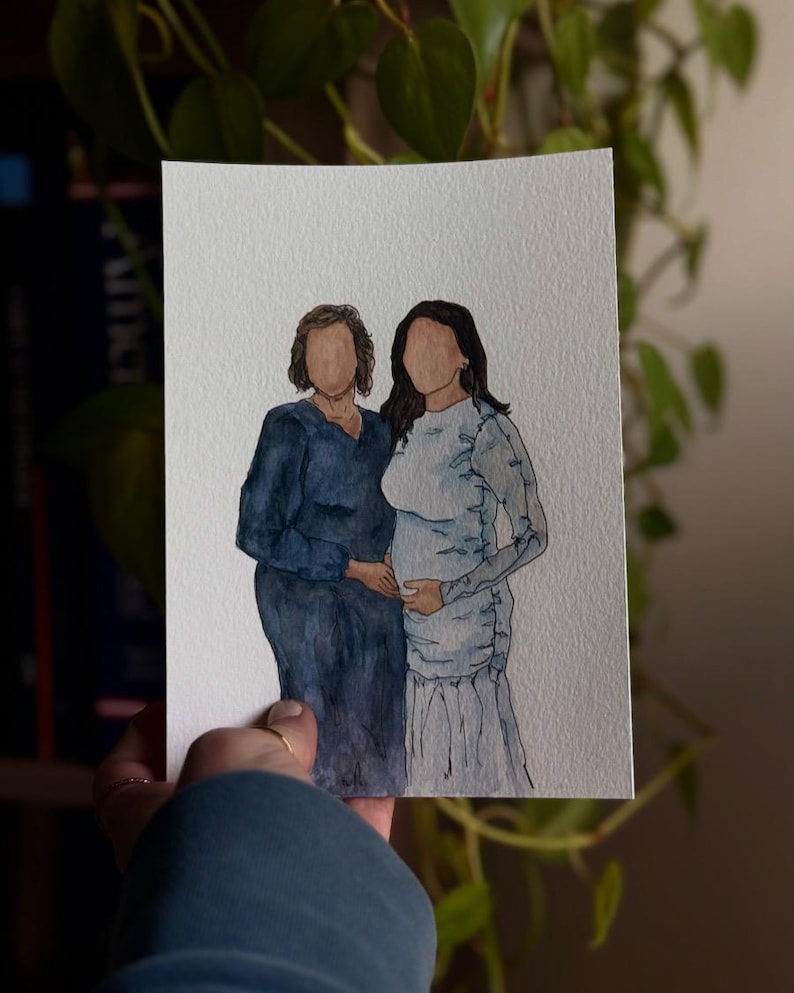Custom Faceless Portraits (no background) image 2