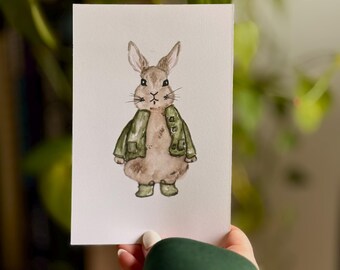 rabbit blank cards