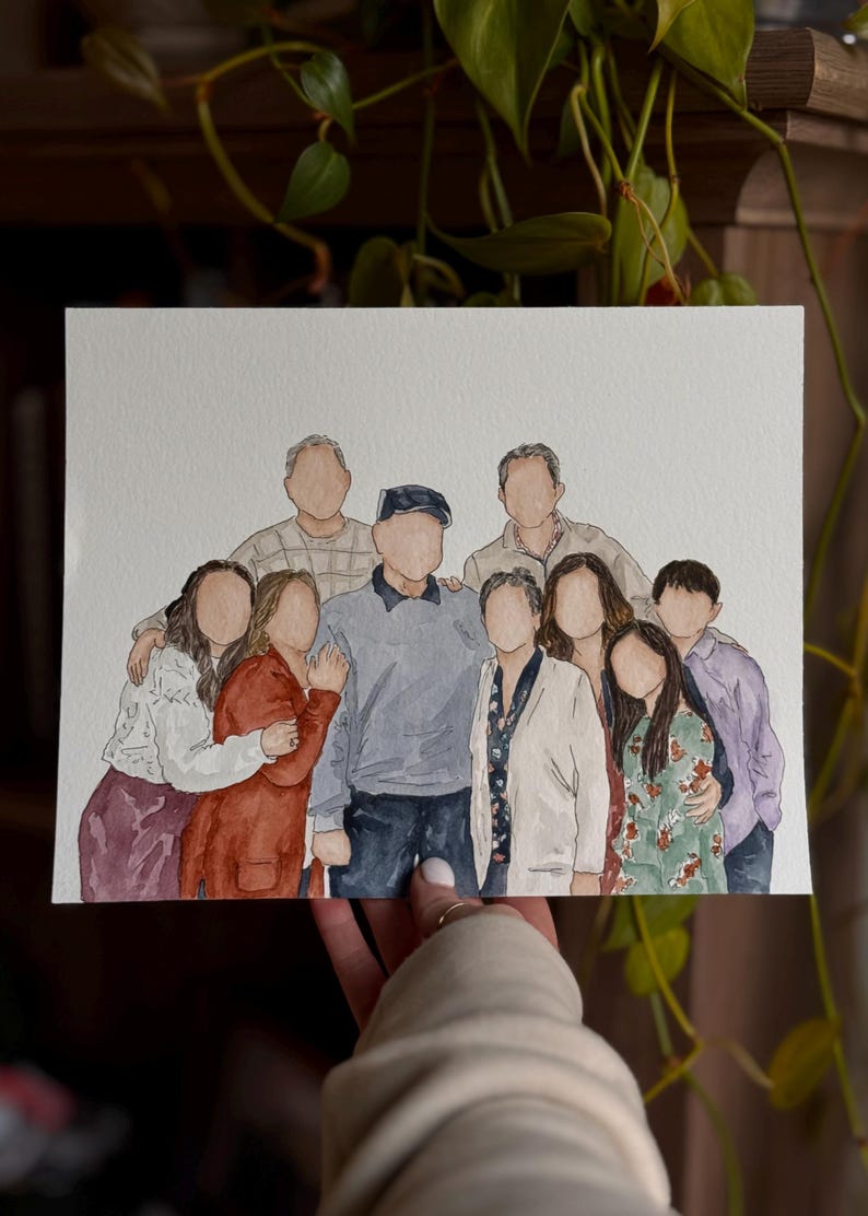 Custom Faceless Portraits (no background) image 11