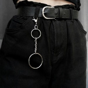 Doppelter O-Ring zum Aufhängen an Kleidung, Taschen und Gürteln