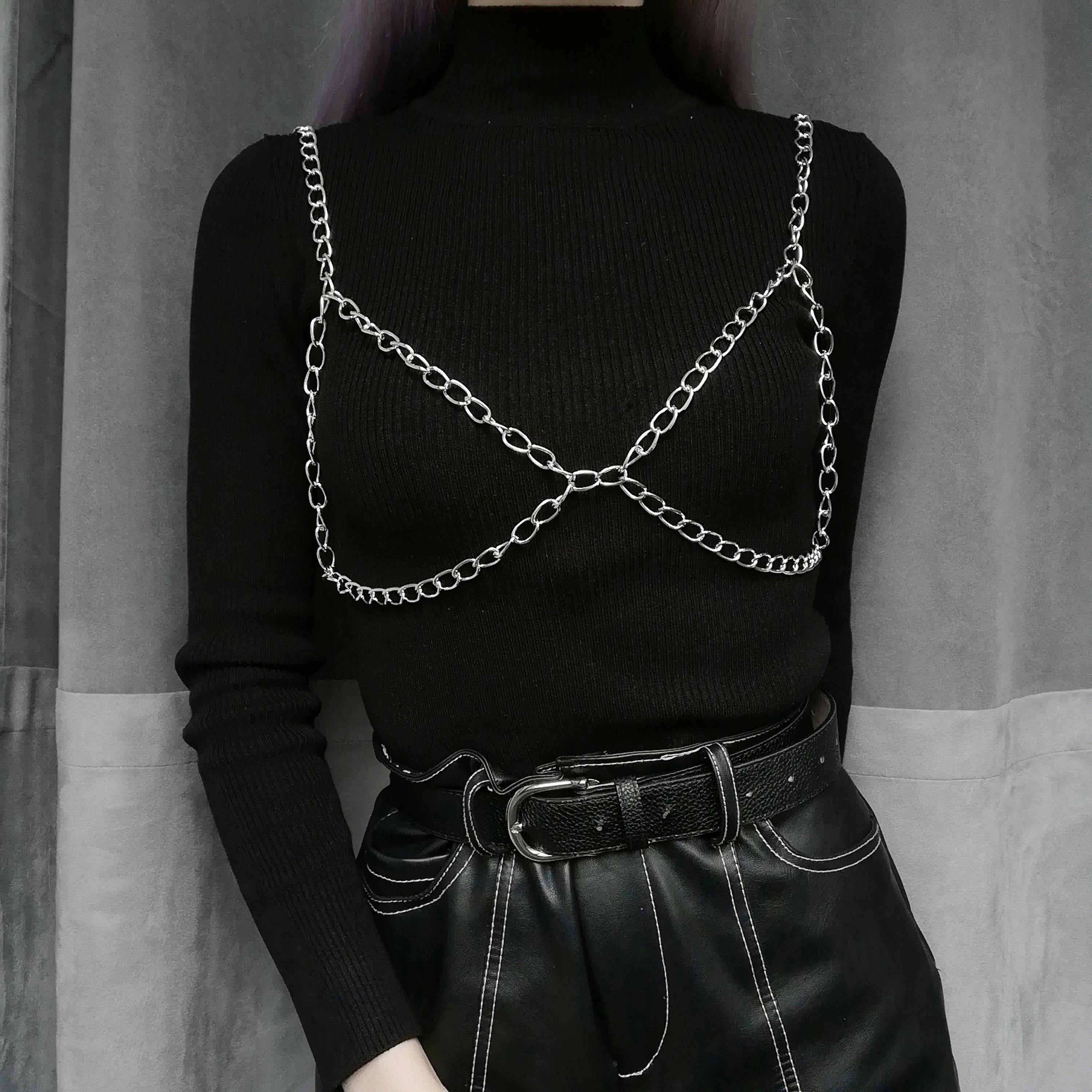 Custom Bra Chain Harness - Etsy